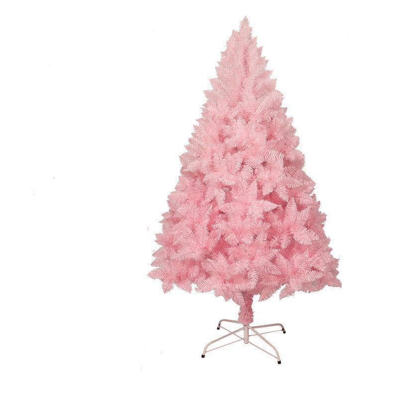 Christmas Tree Decorated With Cherry Blossoms