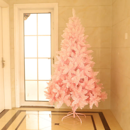 Christmas Tree Decorated With Cherry Blossoms